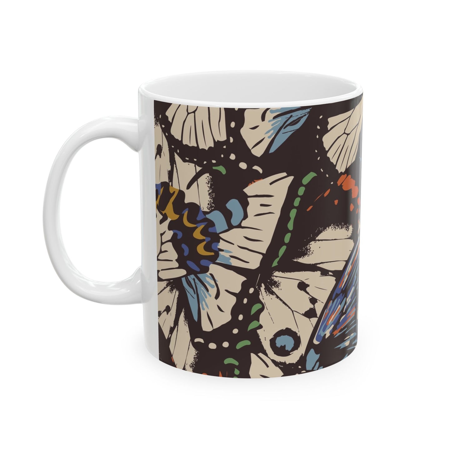 Ceramic Mug - Butterflies Design