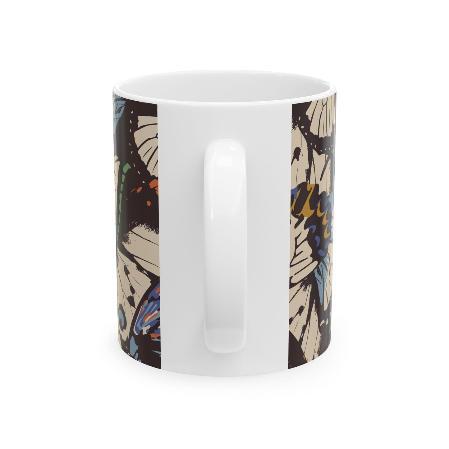 Ceramic Mug - Butterflies Design