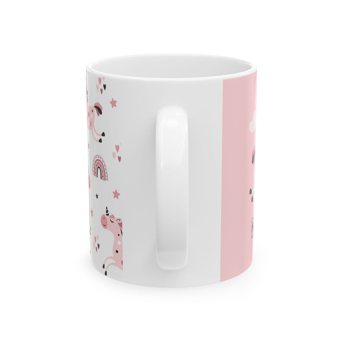 Ceramic Mug - Pink Unicorn Be Unique Design