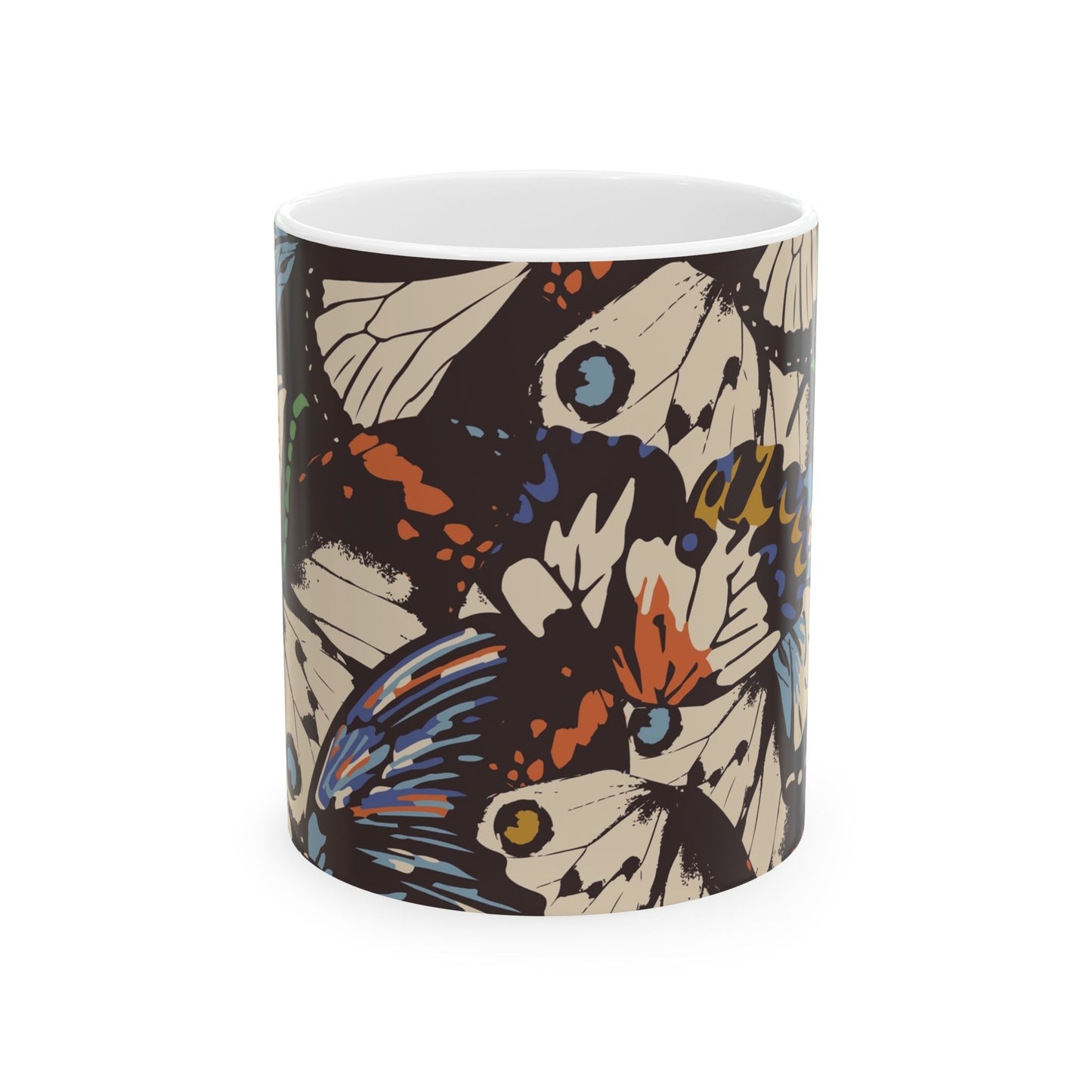 Ceramic Mug - Butterflies Design